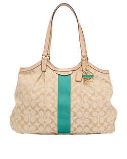 Devin Tote, Canvas, Monogram/Beige, 2*
